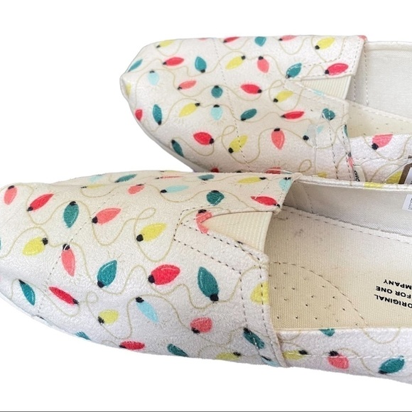 New! Toms‎ Christmas Lights Aplargatas - Picture 1 of 6